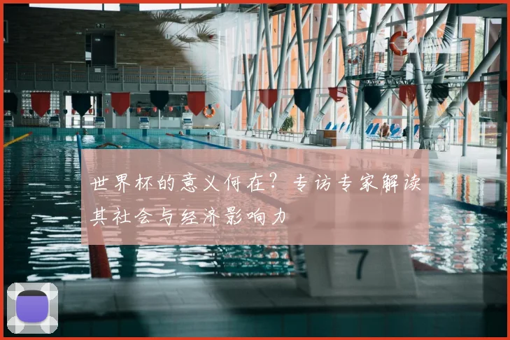 世界杯的意义何在?专访专家解读其社会与经济影响力