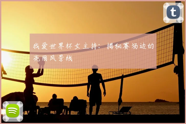 我爱世界杯女主持:揭秘赛场边的亮丽风景线