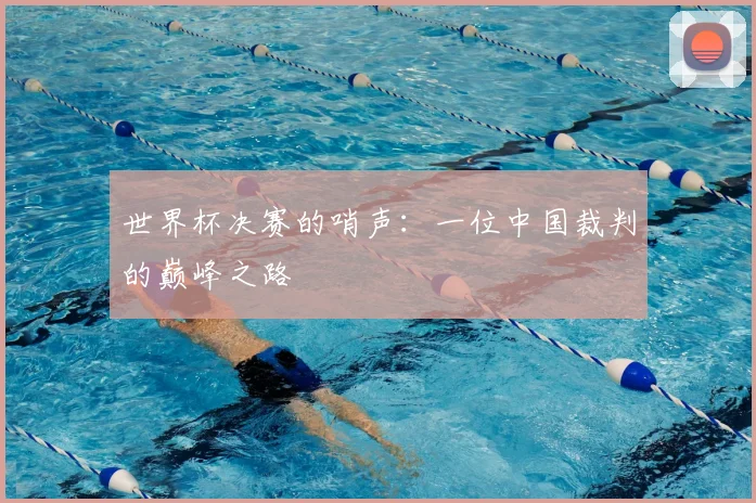 世界杯决赛的哨声:一位中国裁判的巅峰之路